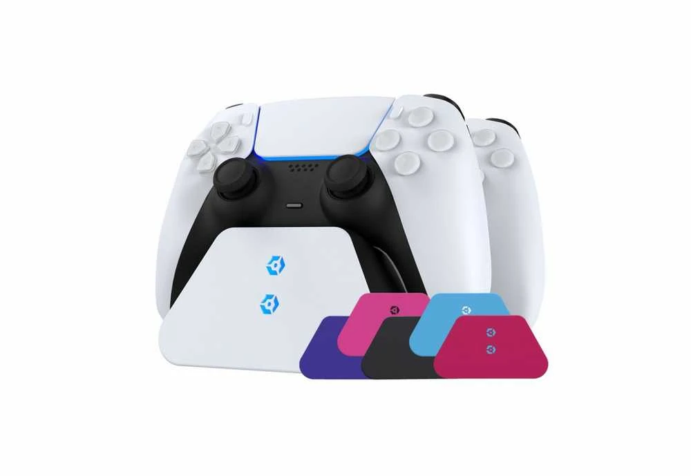 Gioteck Dviejų valdiklių įkrovimo stotelė, skirta PlayStation 5