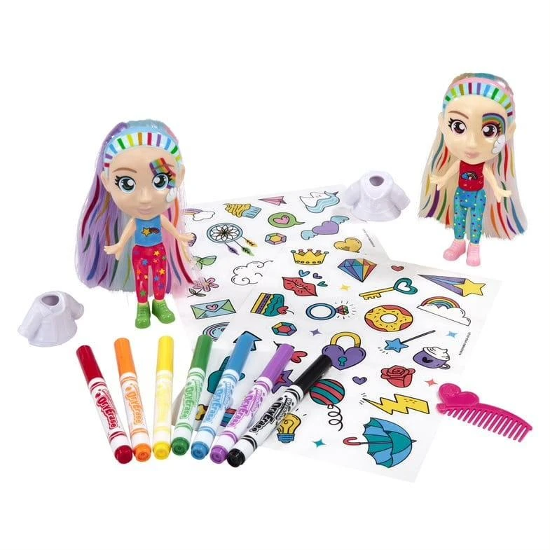 Goliath Crayola: Color n Style – vaivorykštės dvyniai