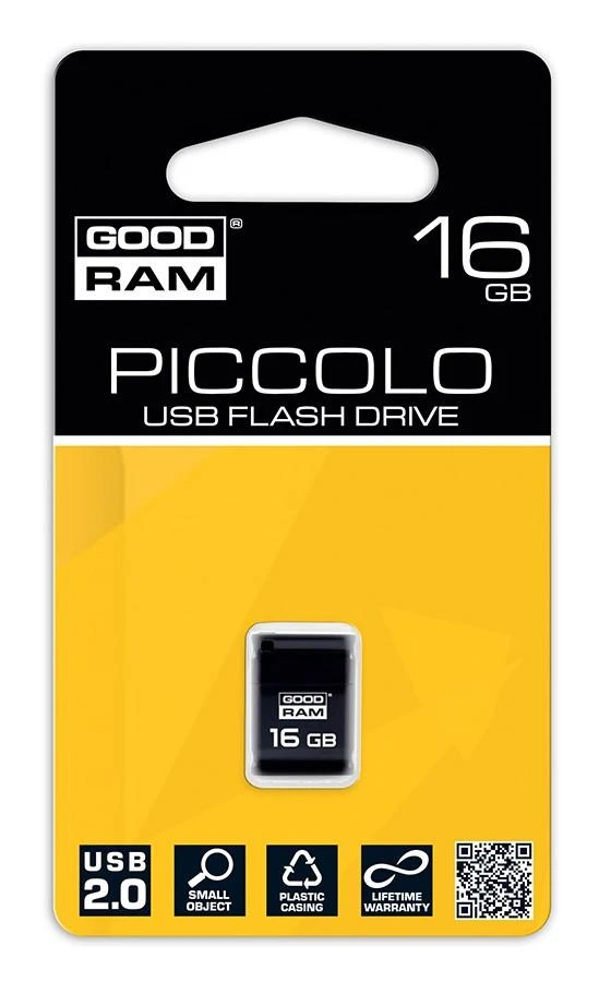 GOODRAM 16GB UPI2 Juodas USB 2.0