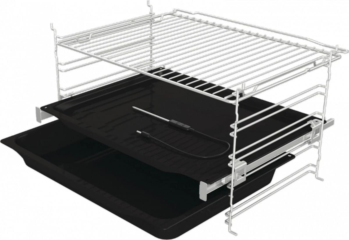 Gorenje | Orkaitė | BOS6737E13BG | 77 L | Daugiafunkcis | EcoClean | Mechaninis valdymas | Garų funkcija | Konvekcija | Aukštis 59,5 cm | Plotis 59,5 cm | Juodas