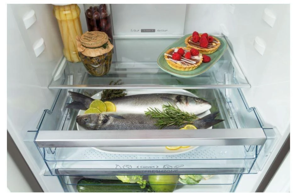 Gorenje | Šaldytuvas | NRK6192AXL4 | Energy efficiency class E | Free standing | Combi | Height 185 cm | No Frost system | Šaldytuvas net capacity 204 L | Šaldiklis net capacity 96 L | Ekranas | 38 dB | Stainless Steel