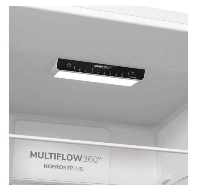 Gorenje Šaldytuvas-šaldiklis NRK6201EW4###, modelis - NRK6201EW4, žema ...