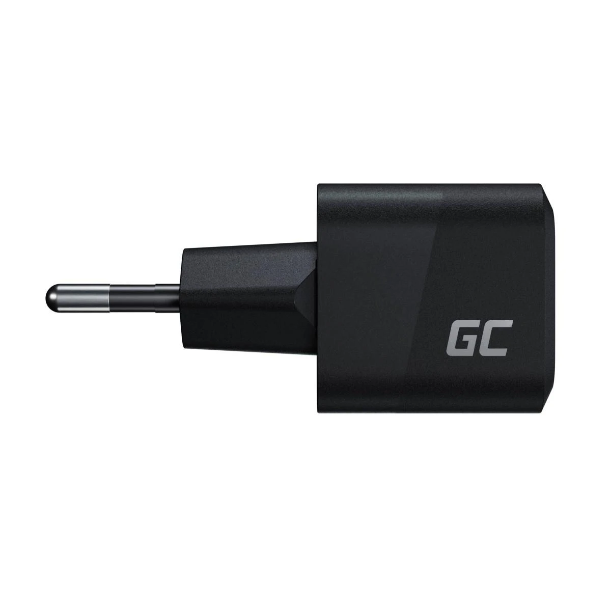 Green Cell Žalias Cell Žalias CELL Charger USB-C GaN GC PowerGaN 33W PD 3.0 QC 3.0 1x USB-C juodas
