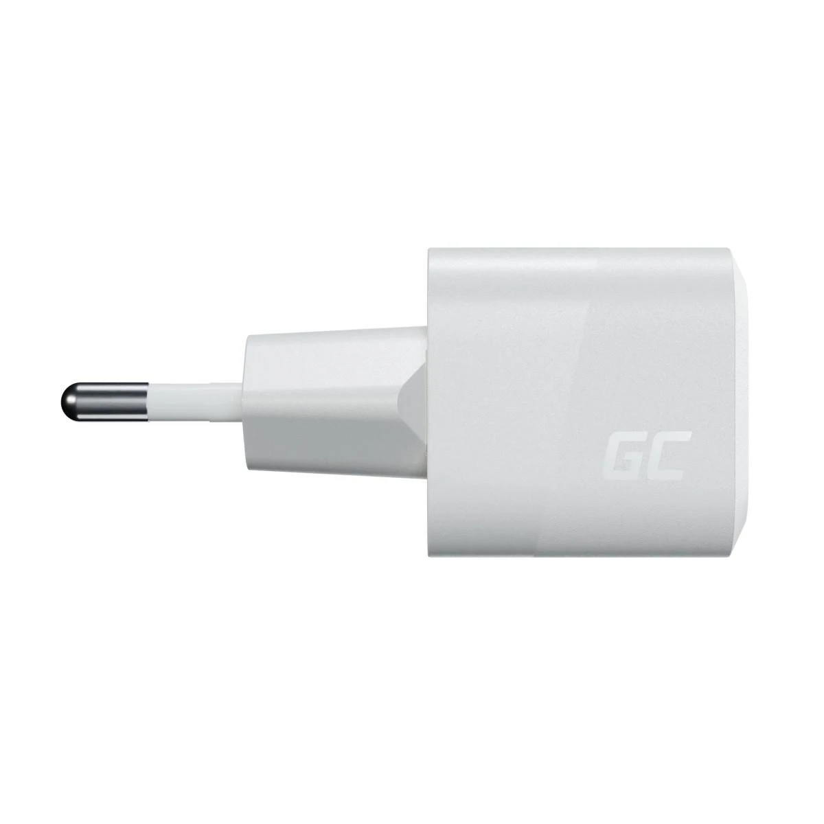 Green Cell Žalias Cell Žalias CELL Charger USB-C GaN GC PowerGaN 33W PD 3.0 QC 3.0 1x USB-C baltas
