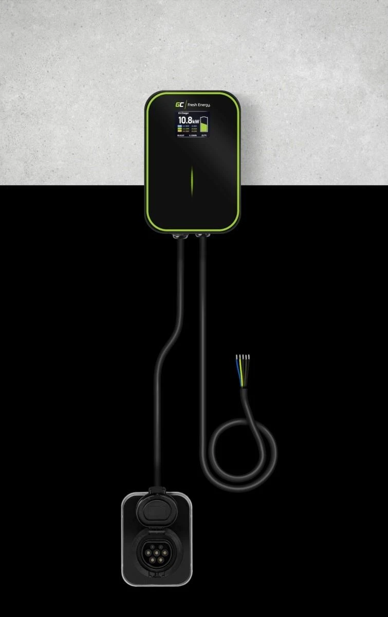 Wallbox GC EV PowerBox įkrovimo stotelė su LCD ekranu