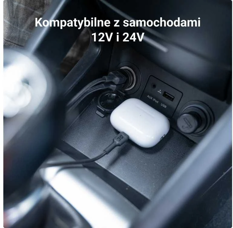 Green Cell Žalias Cell Žalias Cell automobilinis įkroviklis 36W GC PowerRide Nano36 su 2x USB-A Ultra Charge greitas įkrovimas