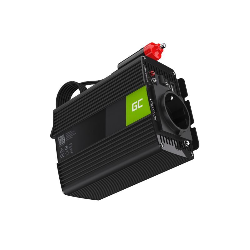 Green Cell Žalias Cell Žalias CELL automobilio maitinimo keitiklis 24V iki 230V 150W/300W Mod Sine