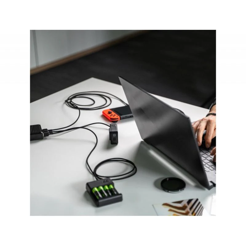 Green Cell Žalias Cell Kabelis Žalias Cell GC PowerStream USB-A - USB-C 30 cm greitas įkrovimas Ultra Charge, QC 3.0
