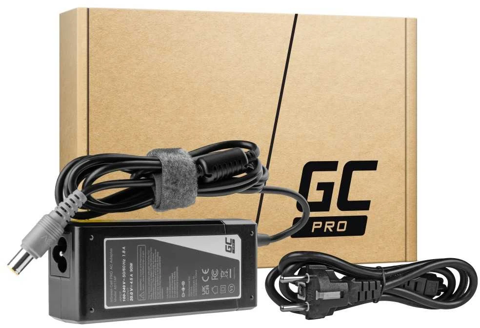 Žalias Cell Žalias Cell PRO įkroviklio kintamosios srovės adapteris skirtas Lenovo ThinkPad T410 T420 T510 T520 T530 T60 T61 R60 R61 W510 W520 X201 20V 4.5A 90W