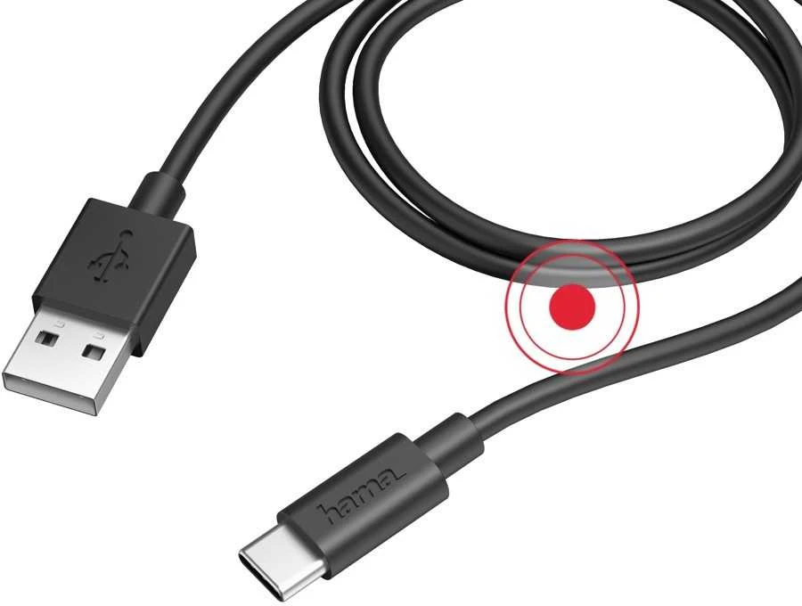HAMA INDUKCINIS Įkroviklis QI-FC 15S 15W / USB-C + Įkroviklis QC 3.0 Juodas