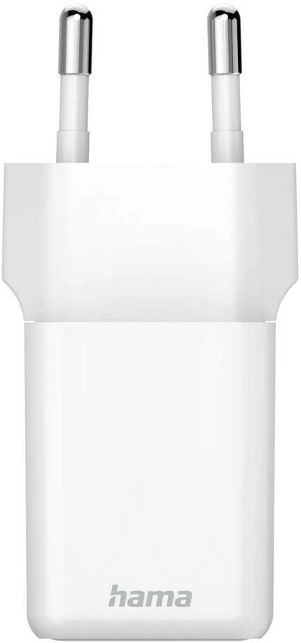 Hama supermini 45W GaN PD/QC 1x USB-C balta