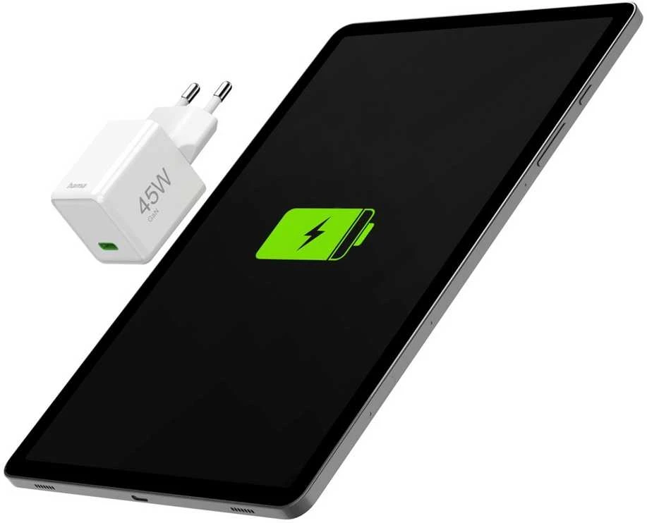 Hama supermini 45W GaN PD/QC 1x USB-C balta
