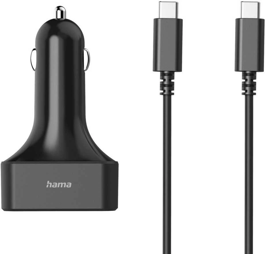 Hama maitinimo šaltinis automobilinis do notebooka USB-C 65W