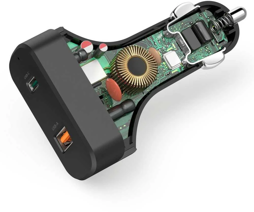 Hama maitinimo šaltinis automobilinis do notebooka USB-C 65W