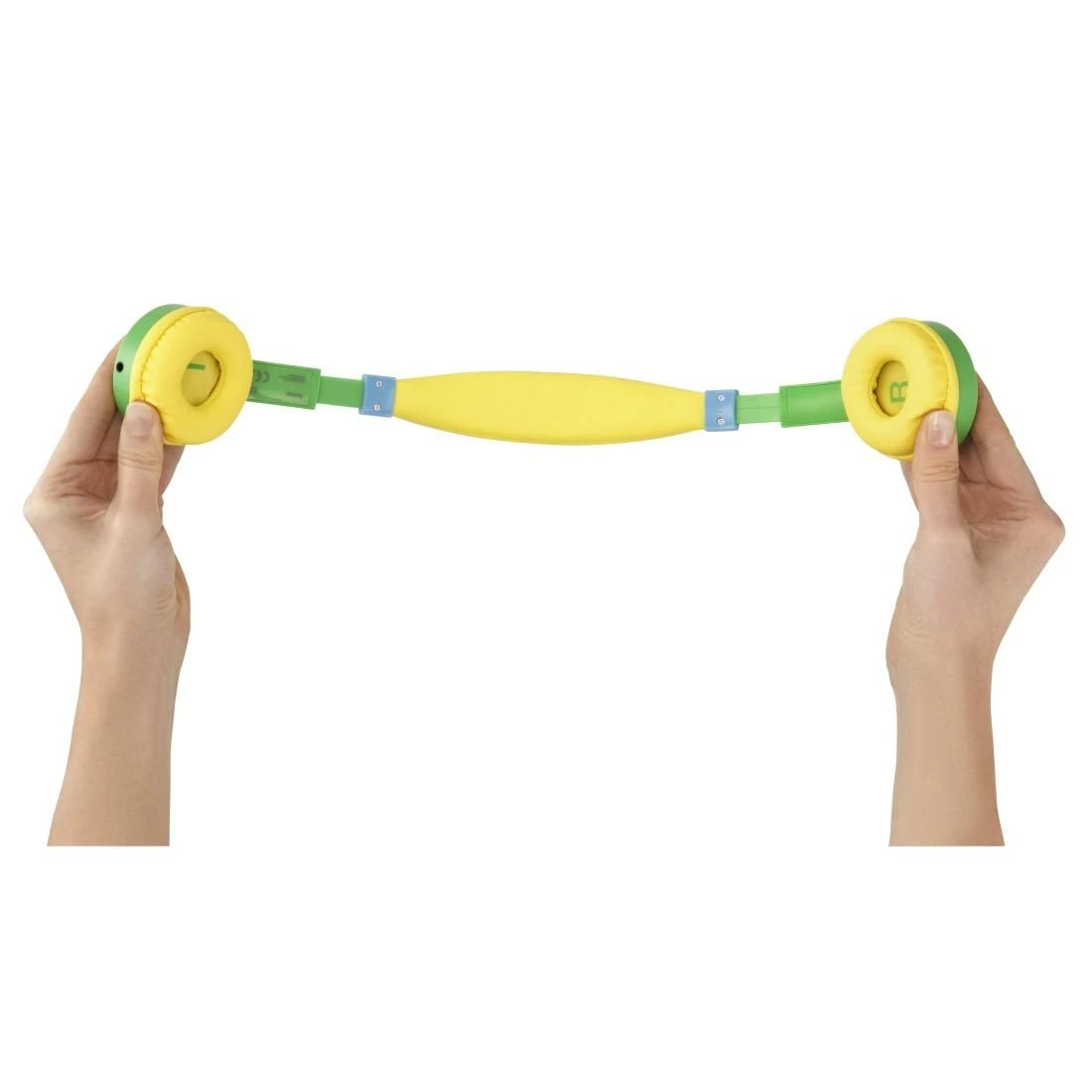 Ausinės Hama Kids Guard zielono-geltona