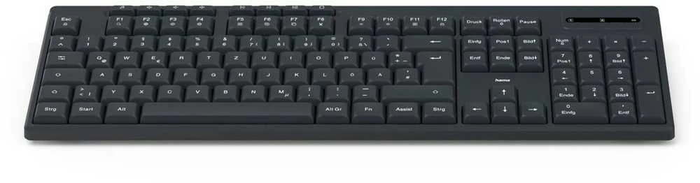 Klaviatūra Hama CK-200/WK-200/WKM-200 belaidė 100% (full-size) juoda