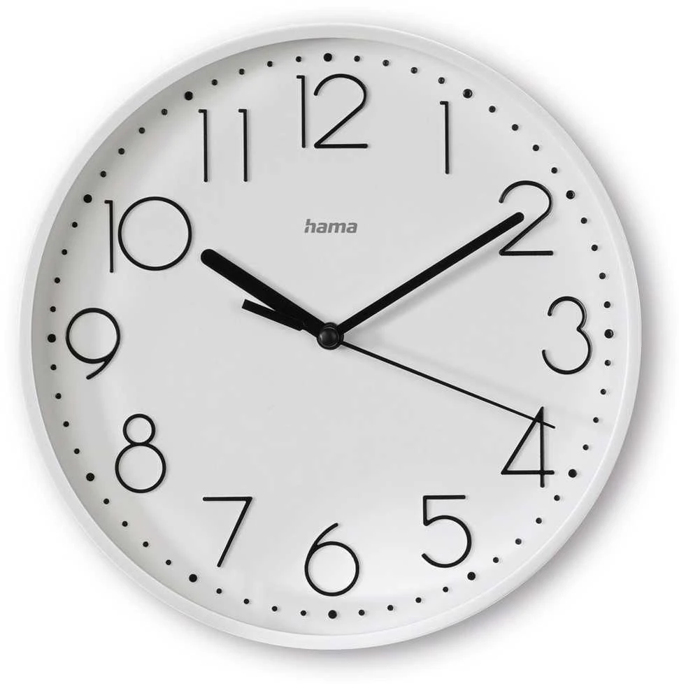 Hama Laikrodis ścienny Salina 22cm Baltas