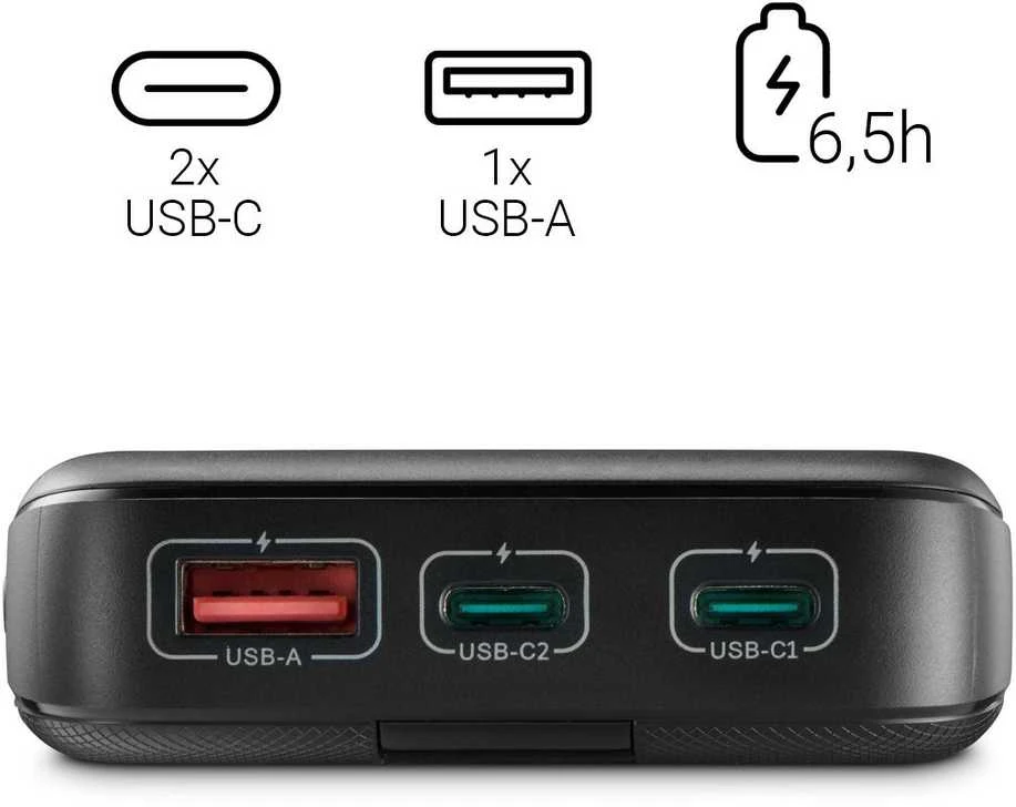 Carruzzo Hama Power Pack PD 10 10000 mAh antracitas