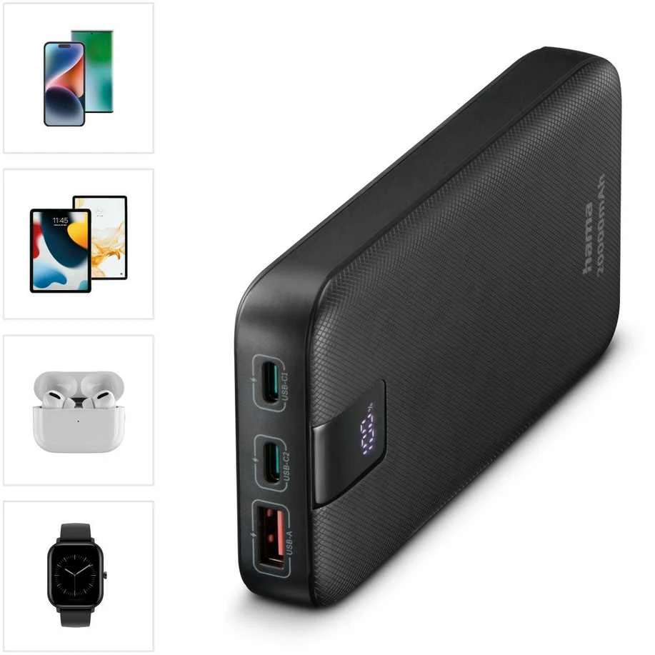 Hama Power Pack PD 20 20000 mAh antracitas