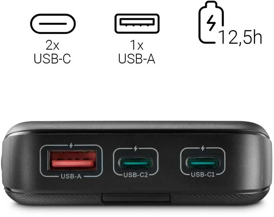 Hama Power Pack PD 20 20000 mAh antracitas