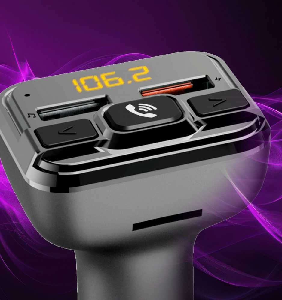 Hama FM SIŲSTUVAS SU „BLUETOOTH“, LAISVŲ RANKŲ FUNKCIJA IR USB ĮKROVIKLIU – A18W
