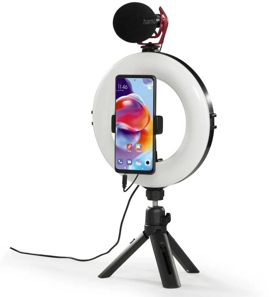 Hama žiedinis šviestuvas su mini stovu SPOTLIGHT SMART 80
