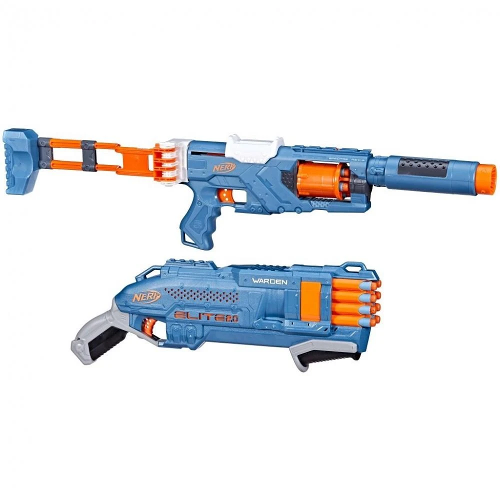 REKLAMINIAI NERF ELITE 2.0 dvigubos gynybos rinkiniai F5033 p3 HASBRO