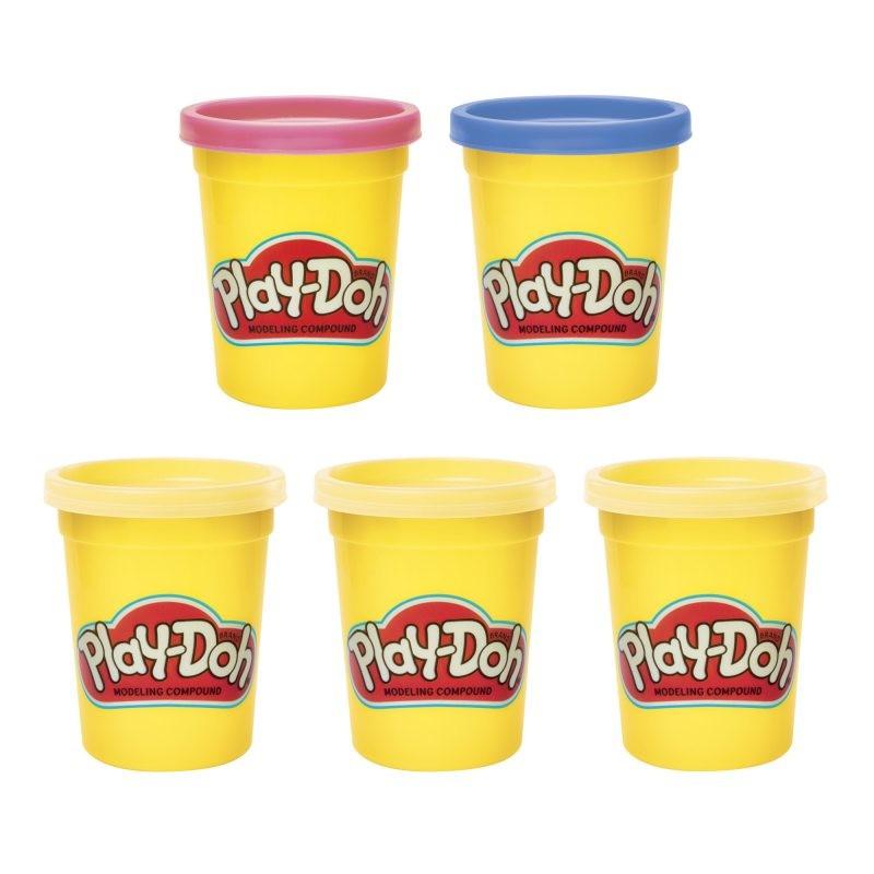 Hasbro PLAY-DOH Plastilinas „Linksmybės“, 5 vnt.