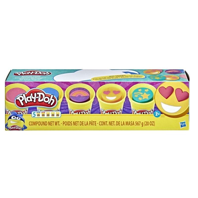 Hasbro PLAY-DOH Plastilinas „Linksmybės“, 5 vnt.