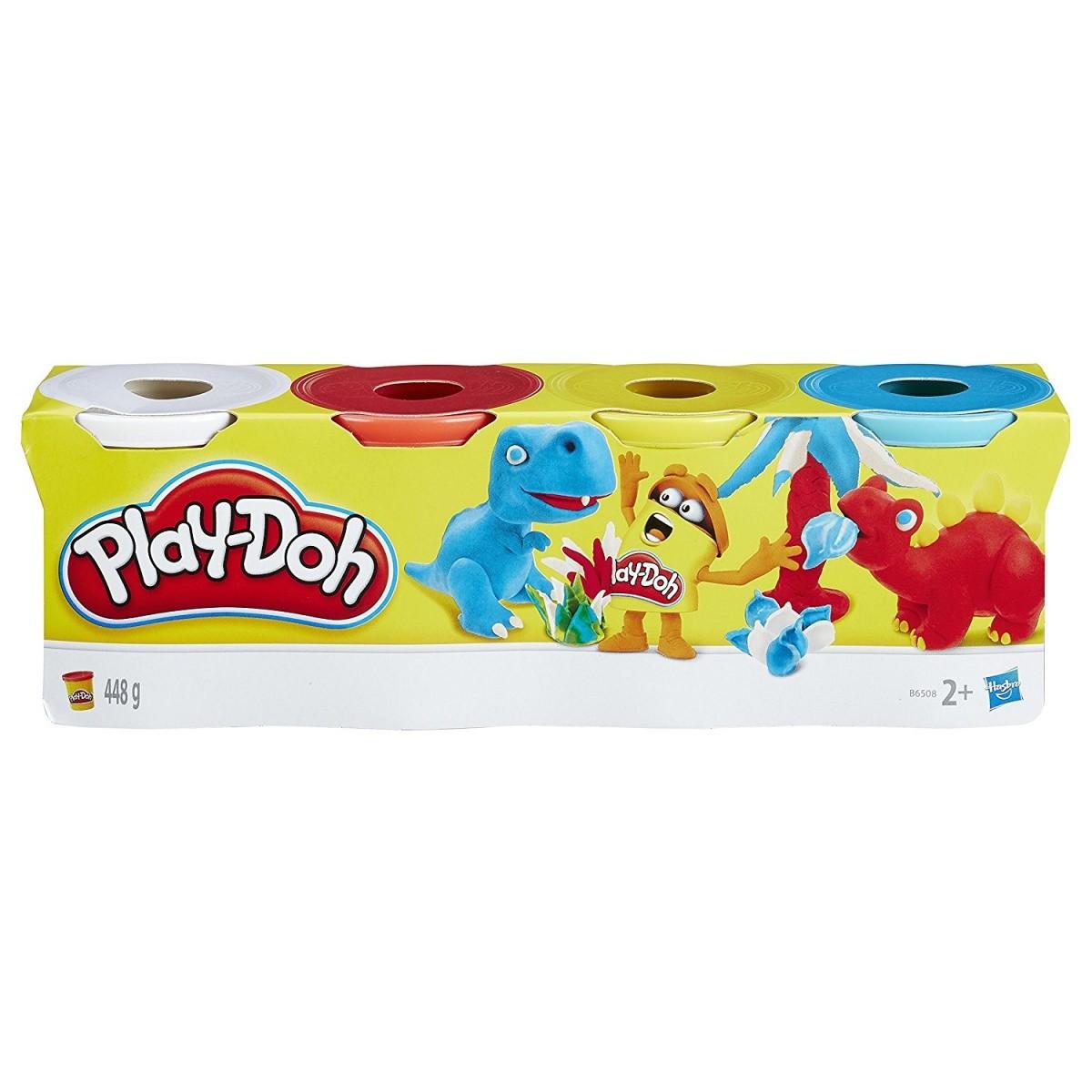 PLAY-DOH Plastilino rinkinys, 4 vnt.