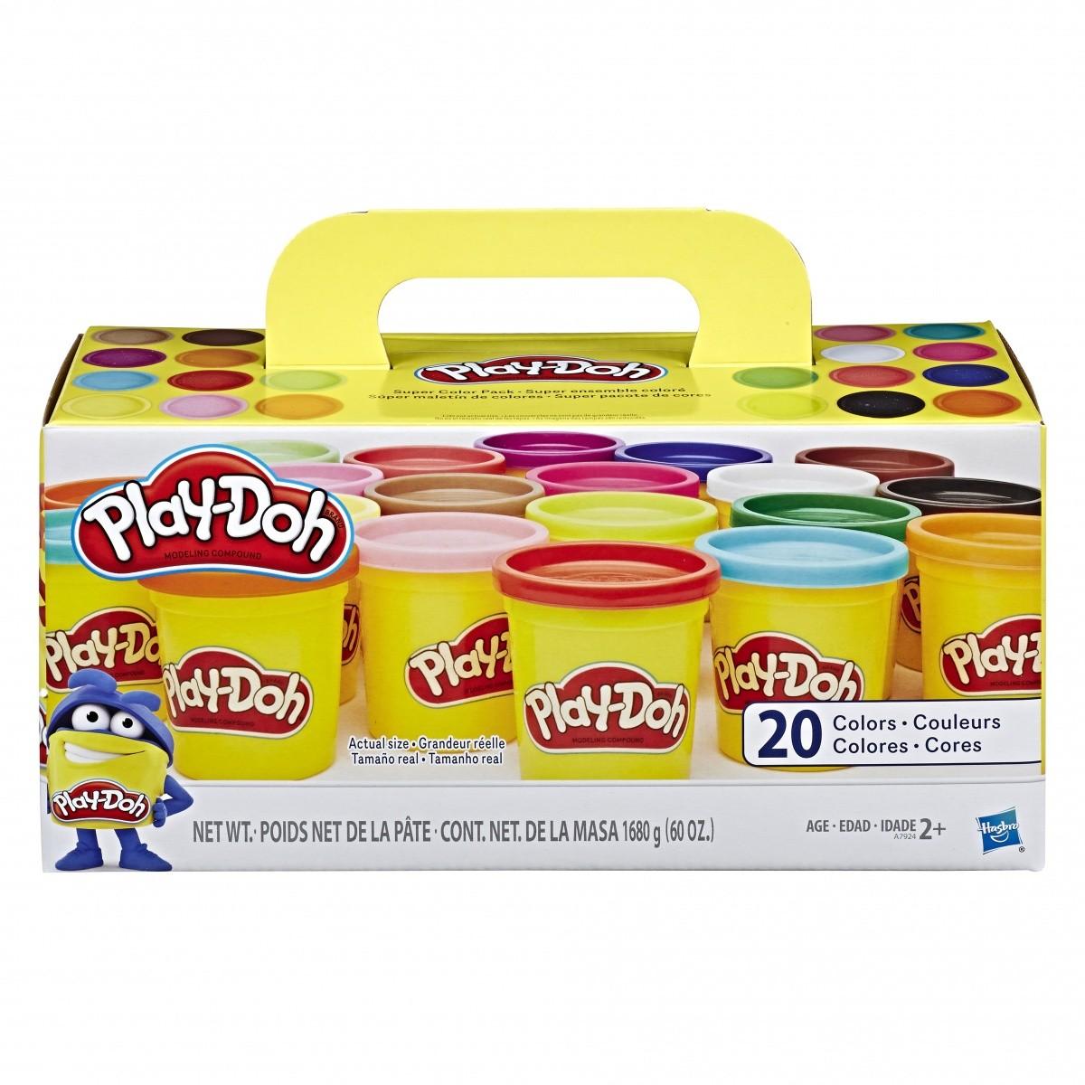 Plastelininio modeliavimo priemonių rinkinys vaikams Play-Doh, 20 spalvų