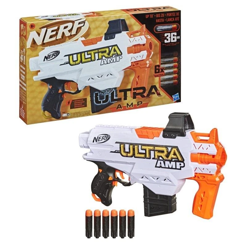 „Nerf Ultra AMP Launcher + 6“ putplasčio kasetės
