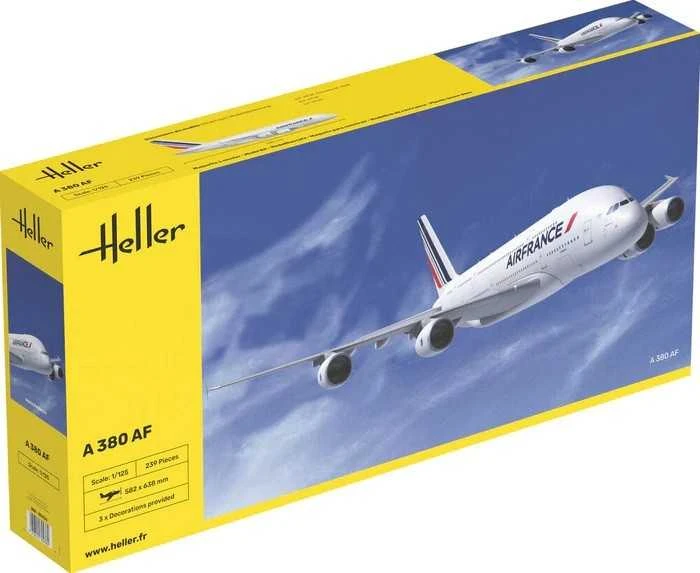 Heller Airbus A380 AF plastikinis lėktuvo modelis 1/125