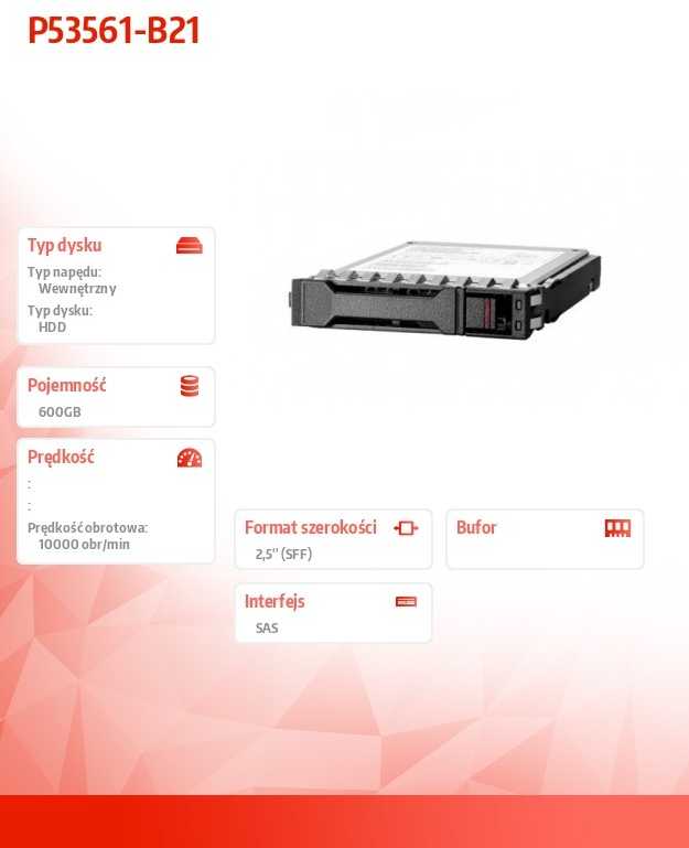 HP 600 GB 2,5 colio SAS-3 (12 Gb/s) serverio diskas (P53561-B21)