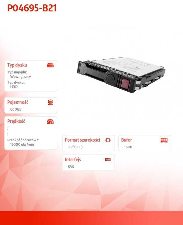 Hewlett Packard Enterprise HPE Enterprise - Diskas - 600GB - Karštosios keitimo - 3.5" LFF (8,9 cm LFF) - SAS 12Gb/s - 15000 U/min - su HPE Smart Carrier Converter (P04695-B21)