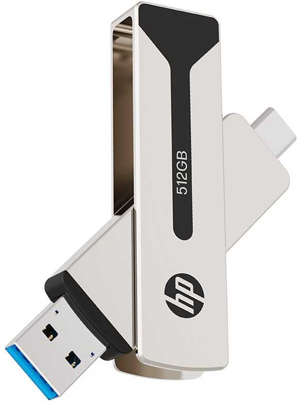 HP 512 GB USB-C/A 3.2 atmintinė