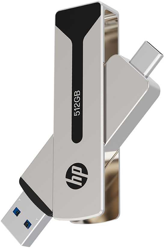 HP 512 GB USB-C/A 3.2 atmintinė