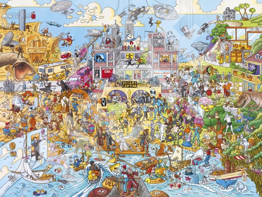 Heye Dėlionė 1500 vnt. - "Hollyworld, Schone"