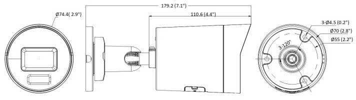 IP KAMERA DS-2CD2087G2H-LI(2.8MM)(EF) ColorVu - 8.3 Mpx 4K UHD Hikvision