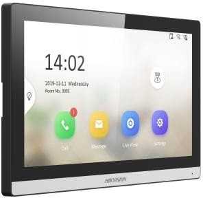 „Hikvision DS-KH6350-WTE1“ vaizdo domofonas, 17,8 cm (7"), juodos spalvos