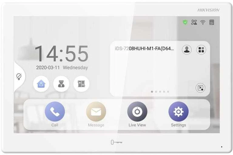 PATALPŲ VIDAUS SKYDELIS Wi-Fi / IP DS-KH9510-WTE1(B) Hikvision