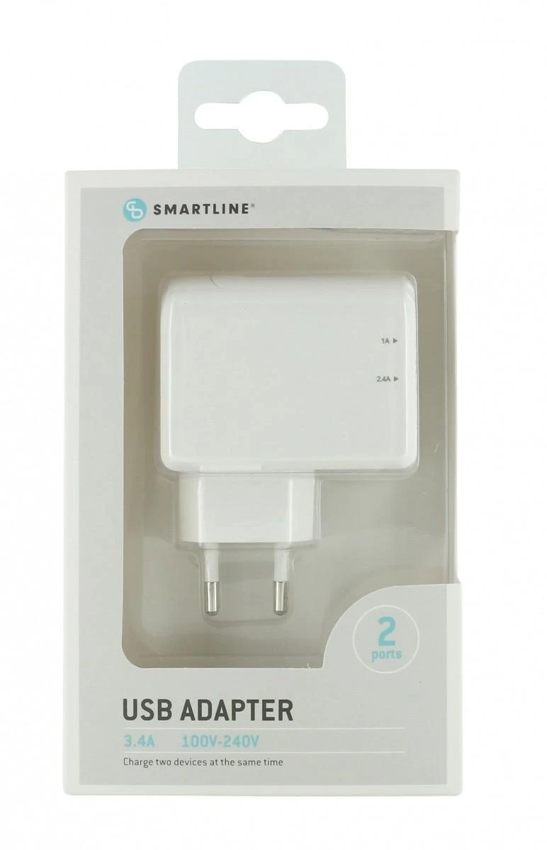 Holdit 2x USB-A 3,4 A įkroviklis (611738)