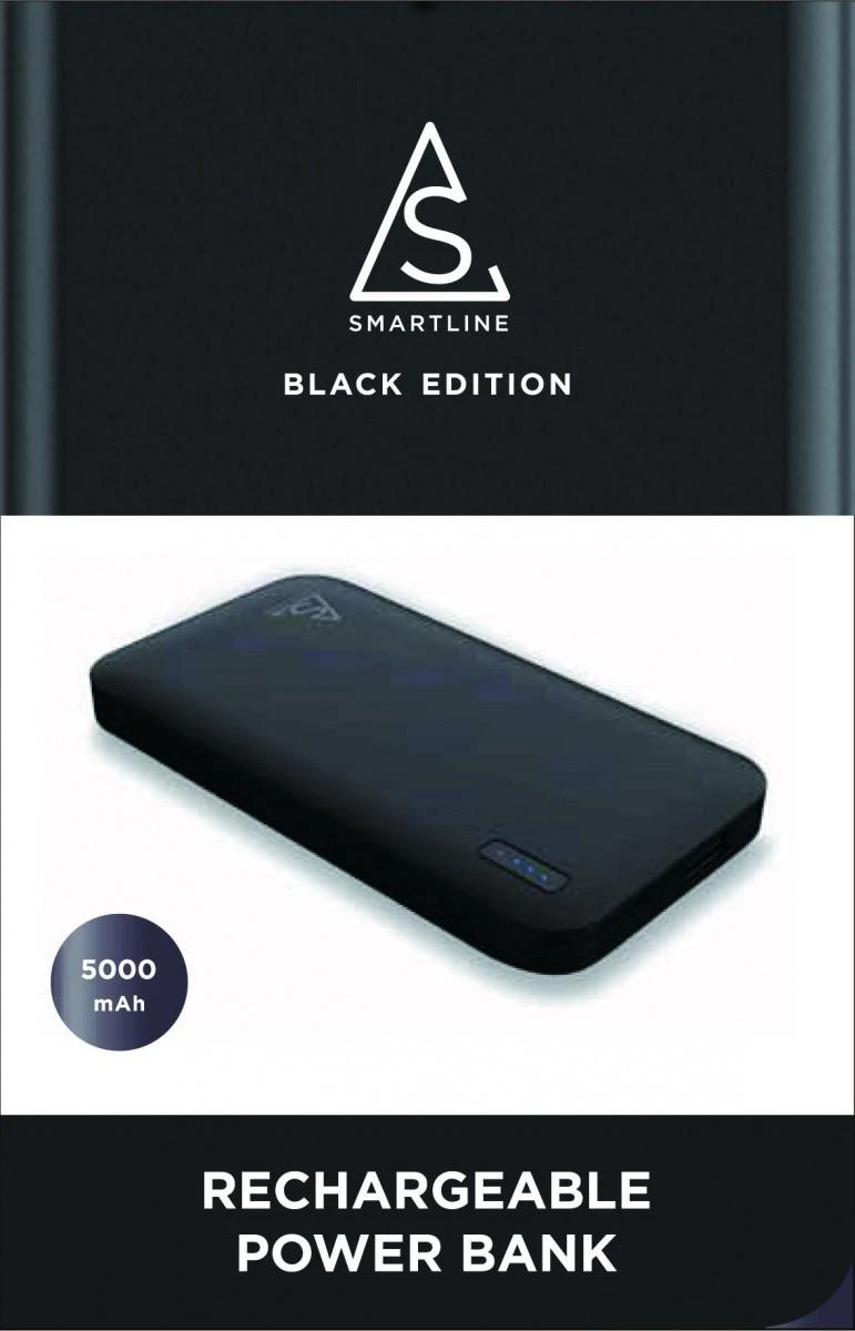 Powerbank Holdit Smartline 5000mAh Juodas