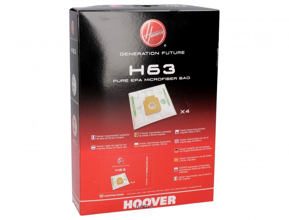 Sacchetti Microfibra Sacchetto Per Aspirapolvere Hoover H68A Pure-Epa - 4 Pezzi In Microfibra Per Aspira Polvere E Allergeni Aspirapolvere Ariete - Foto 12