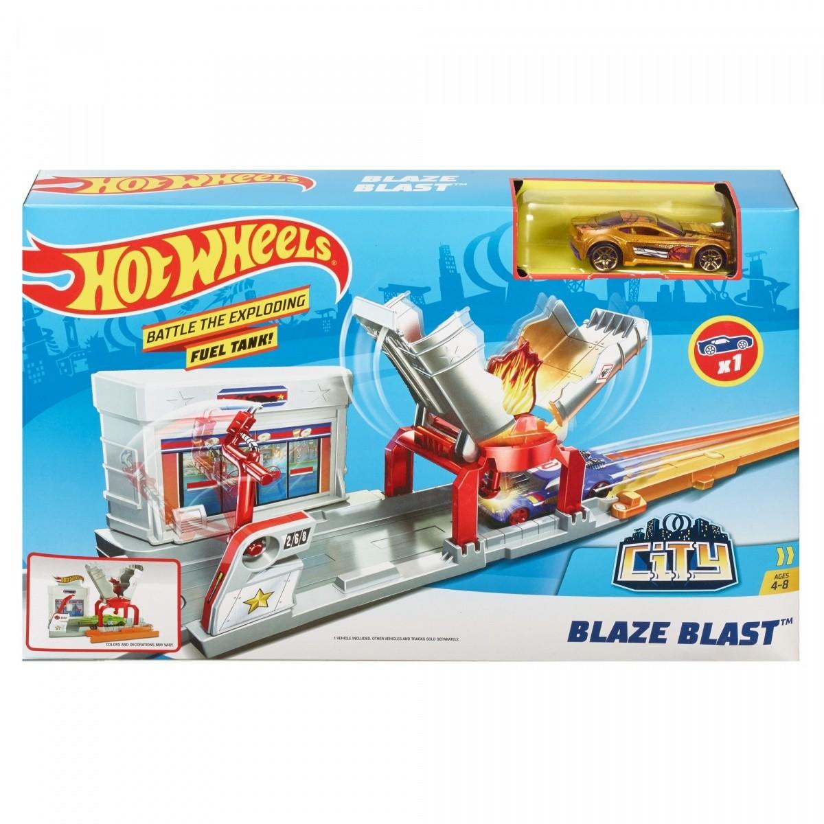Mattel Žaislinis Hot Wheels automobilis gaisras stotyje FJN36