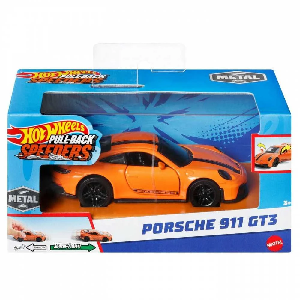 Mattel HOT WHEELS automodeliukas – Pull-Back Speeders (HPR70)