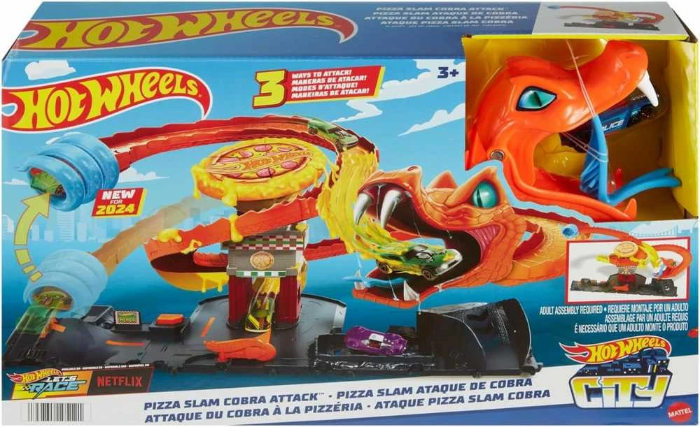 Mattel HOT WHEELS CITY rinkinys – Gyvatė picerijoje (HTN81)