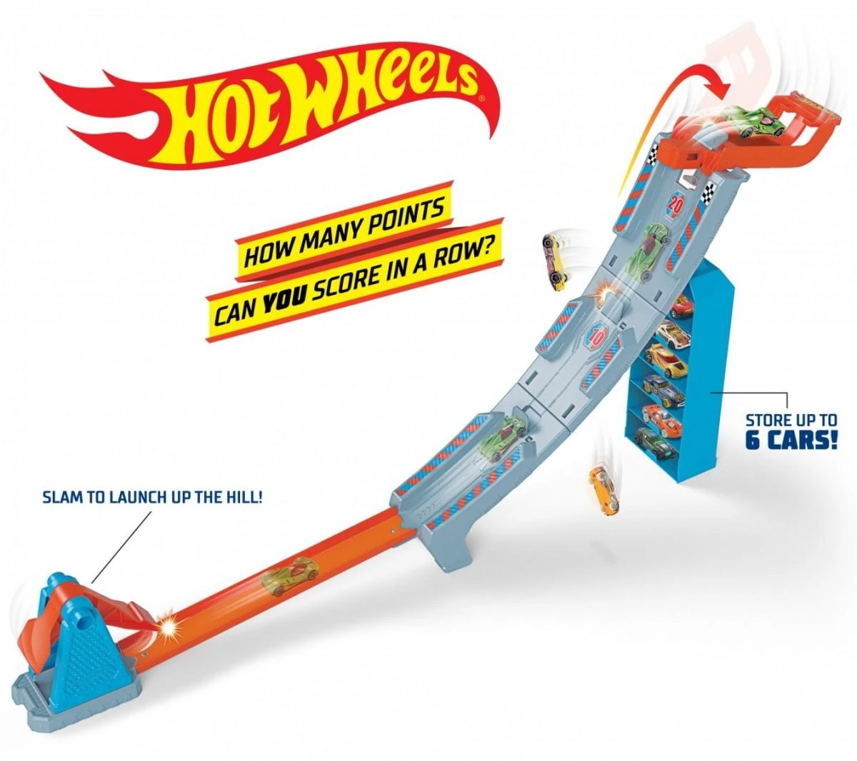 Mattel Žaislinis Hot Wheels lenktynių rinkinys Rywalizacja Mistrzów GBF83