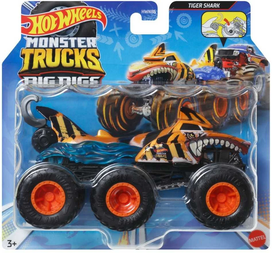 Mattel HOT WHEELS MONSTER TRUCKS 1:64 mastelio džipai (HWN86)