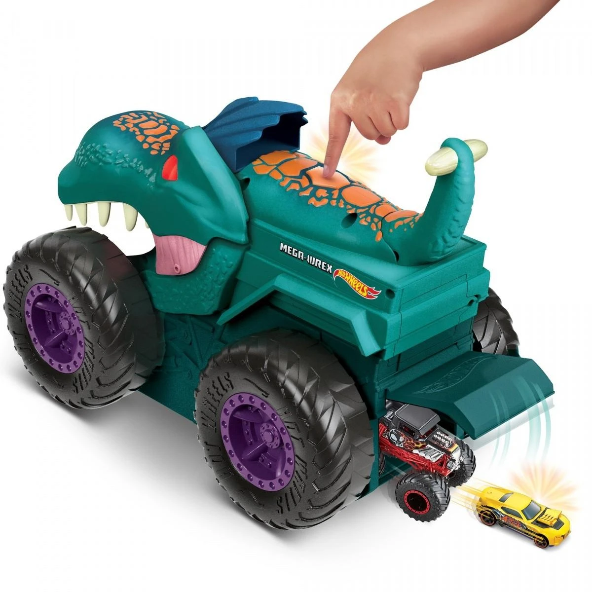 „Hot Wheels“ monstrų sunkvežimių automobilis „Chompin Mega-Wrex GYL13“